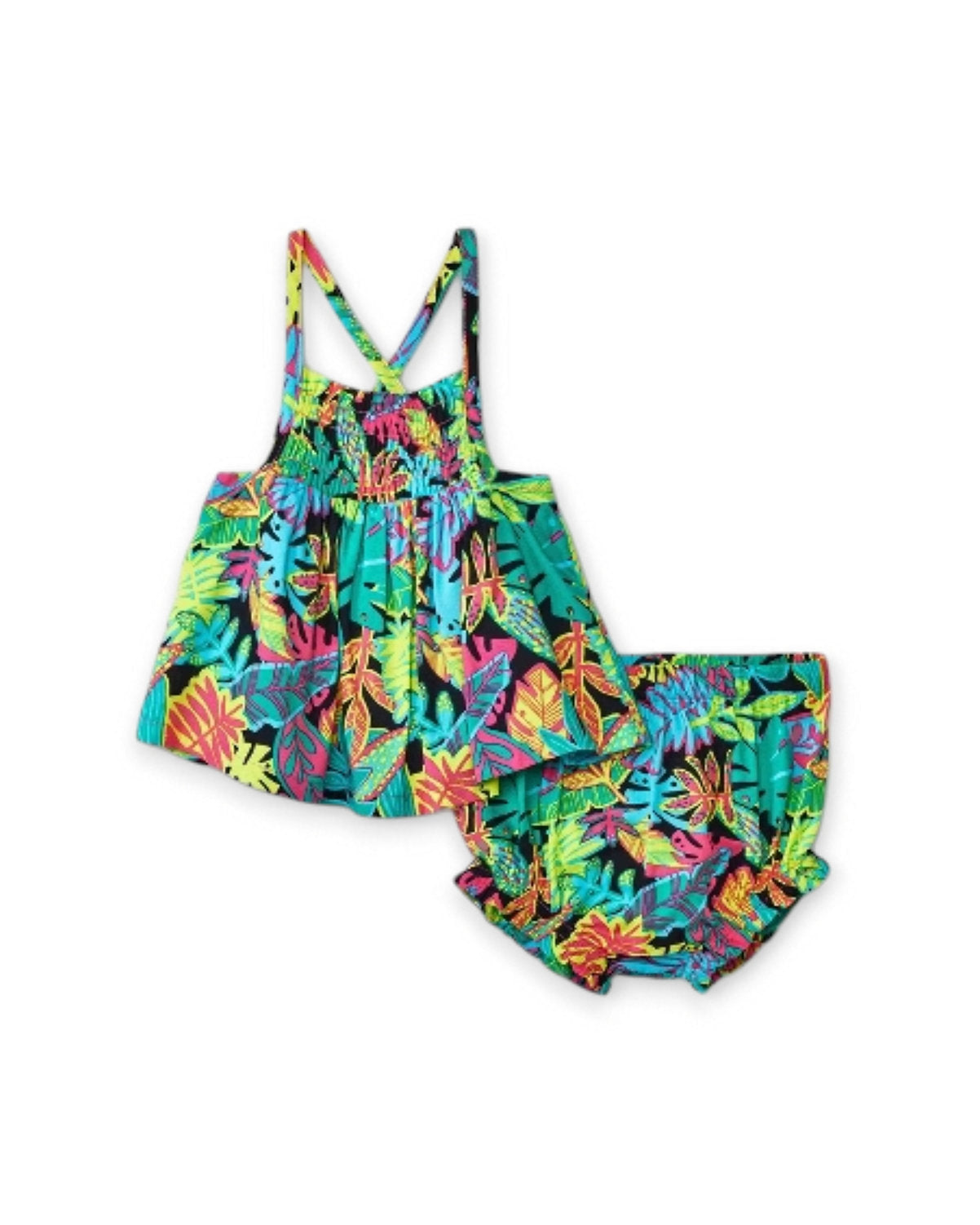 Cat & Jack conjunto 2 piezas floreado - Talla 0a3 meses