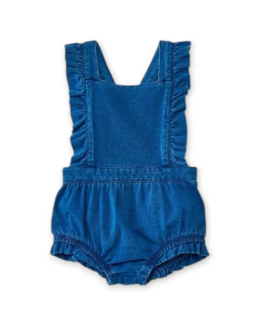 Cat & Jack romper mezclilla elástico - Talla 6a9m