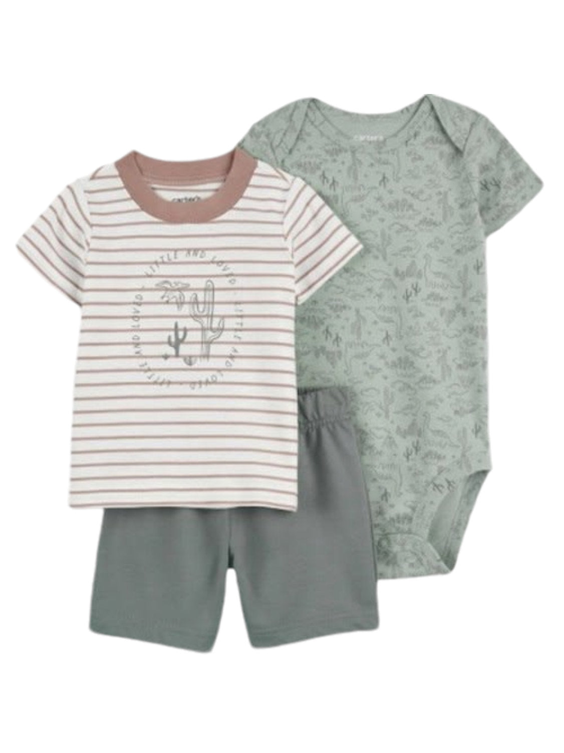 Carter's Set 3 piezas dinosaurio - Talla 6 meses