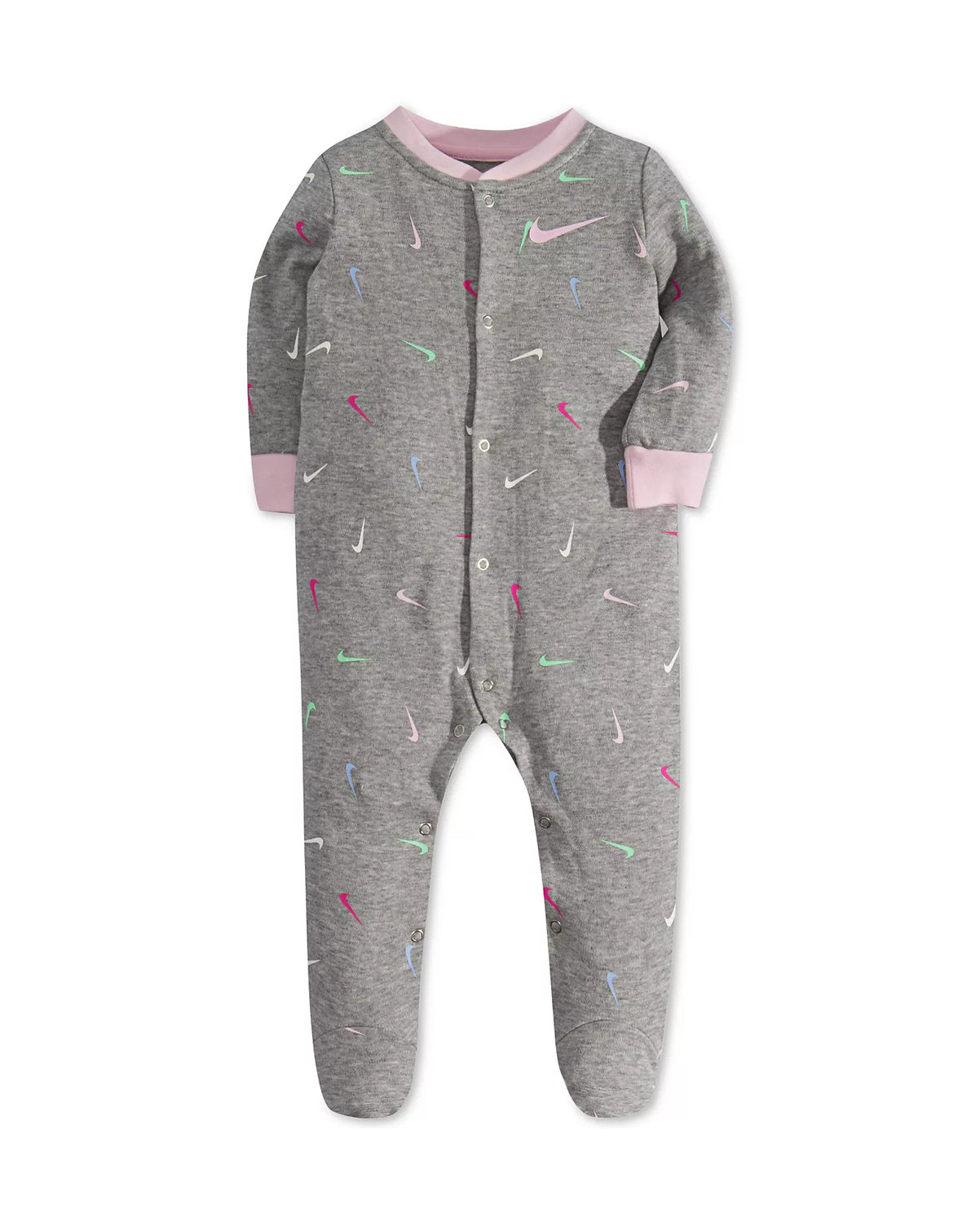 Nike pijama gris zipper pie cerrado - Talla 3 meses