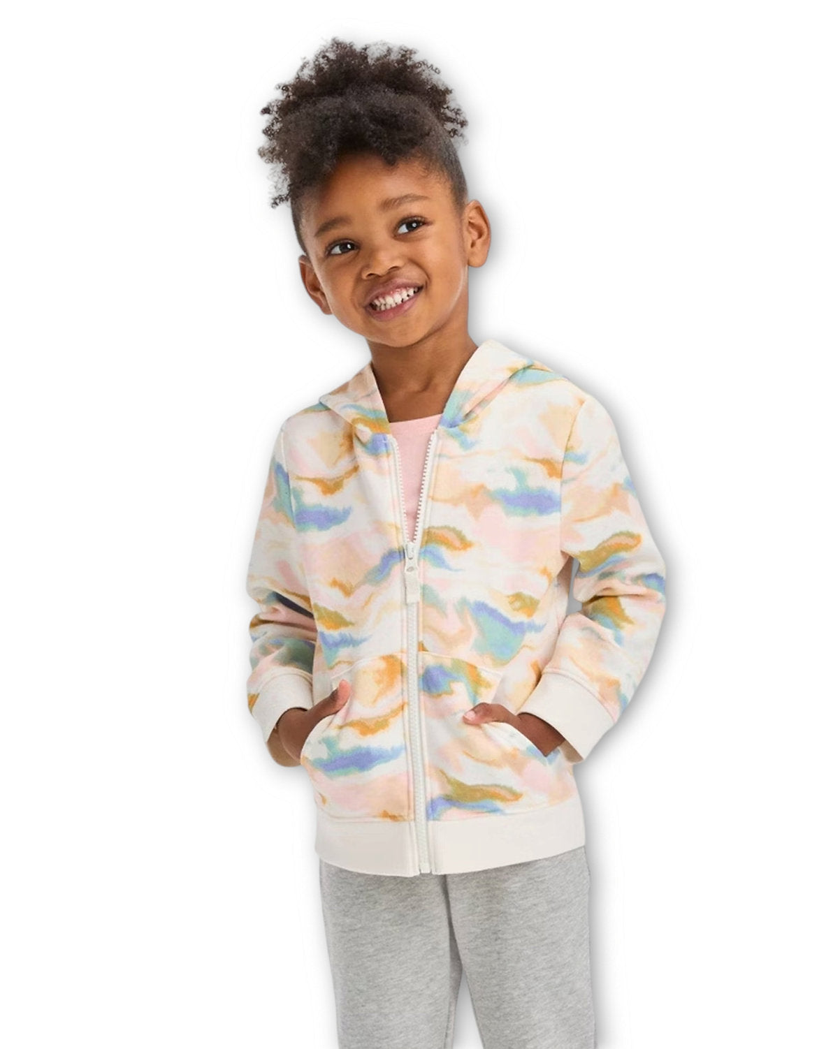 Cat & Jack hoodie multicolor con capucha - Talla 12 meses