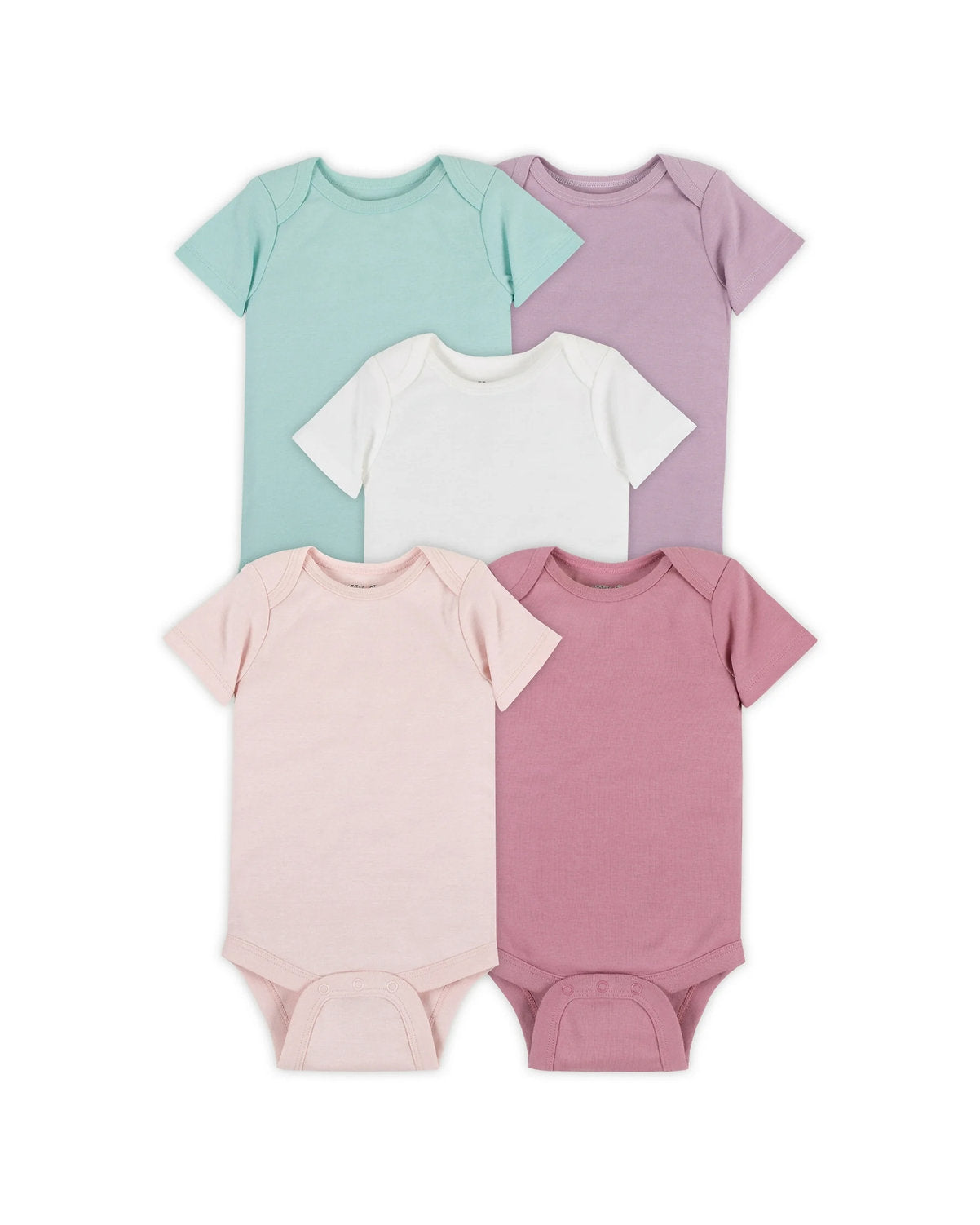 Little Star Organic set 5 mamelucos multicolor - Talla 6a9m