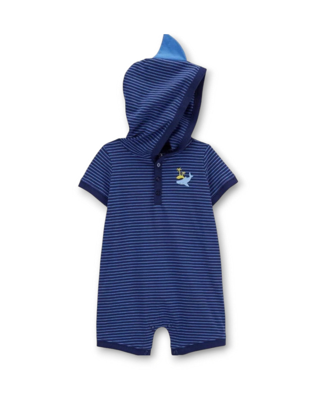 Carter's romper azul con gorro - Talla 18 meses