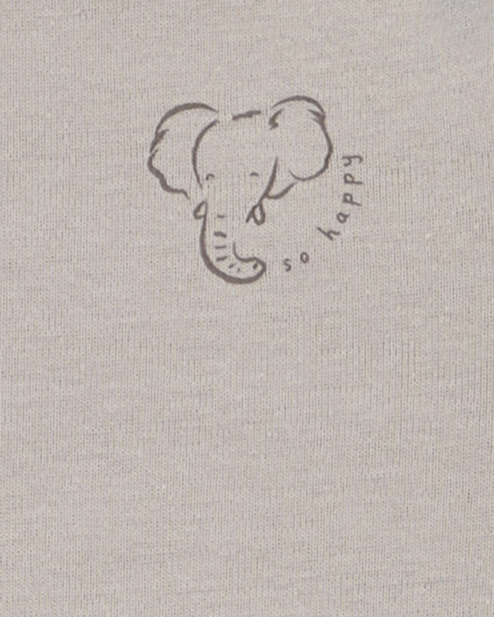 Carter's Set 5 mamelucos manga corta elefante unisex - Talla 12m 18m 24m