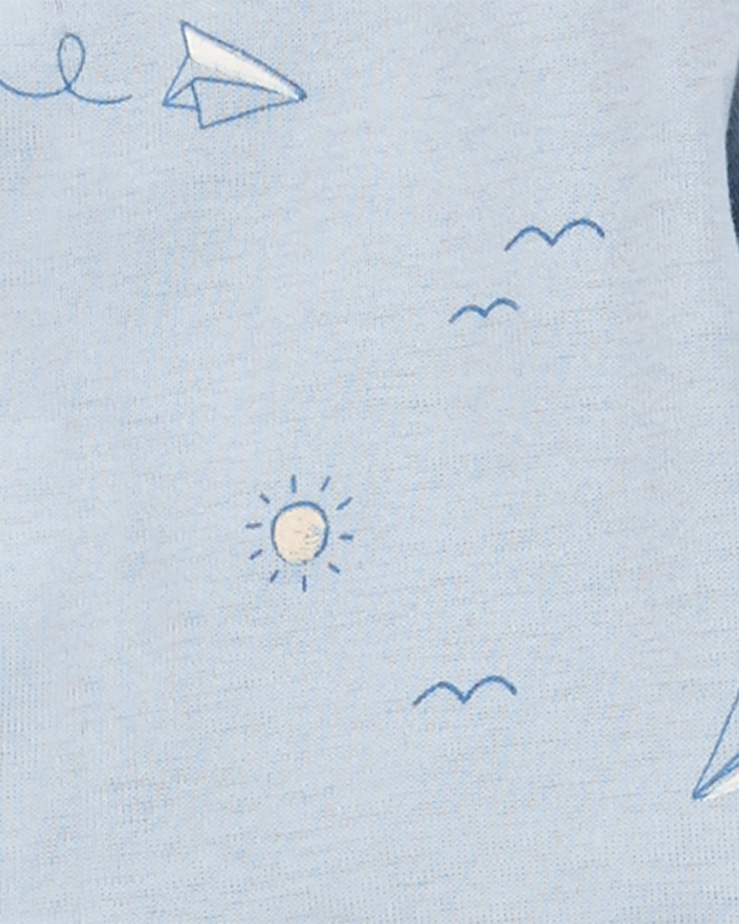 Carter's conjunto 3 piezas celeste avión - Talla 12 meses