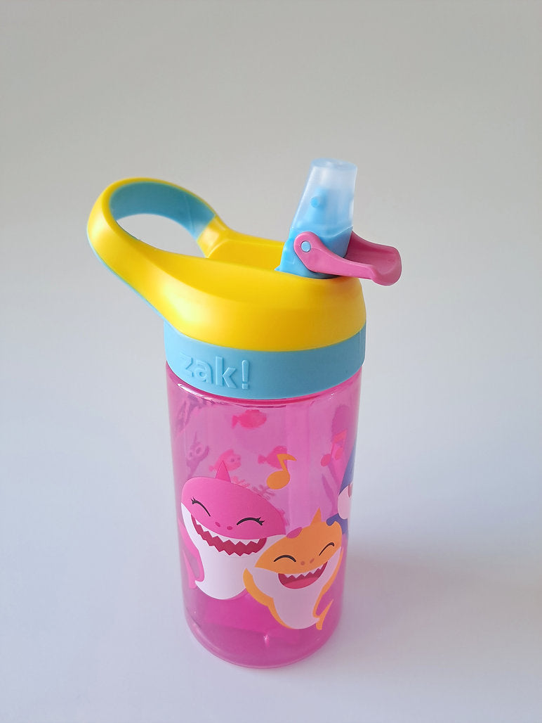 Botella agua rosa Baby Shark  16oz
