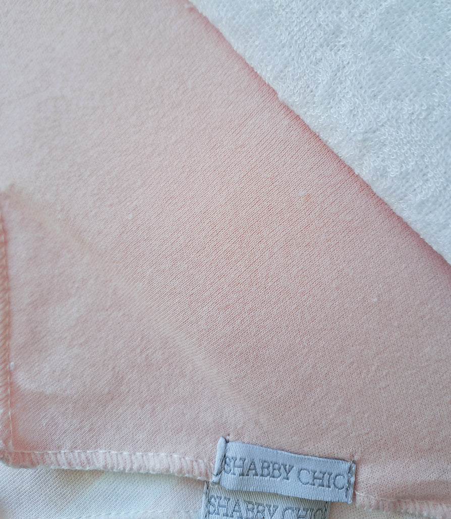 Shaby Chic set 5 bandana/babero verde flores rayas