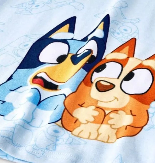 Bluey pijama 3 piezas manga corta - Talla 4T