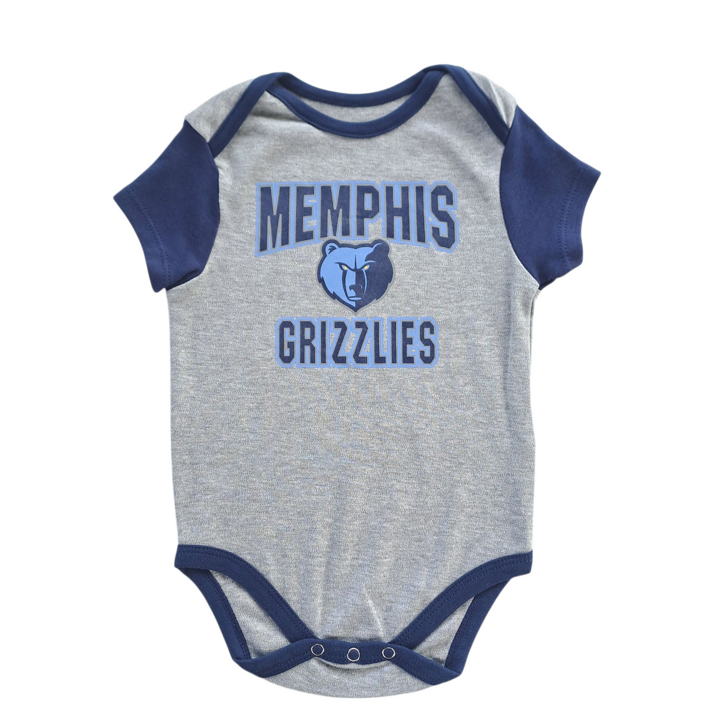 NBA set 3 mamelucos Grizzlies - Talla 6a9 meses