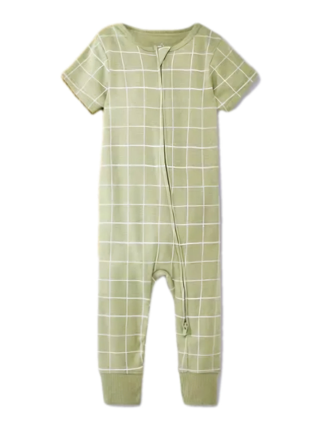 Cloud Island pijama zipper pie abierto manga corta - Talla 3a6m