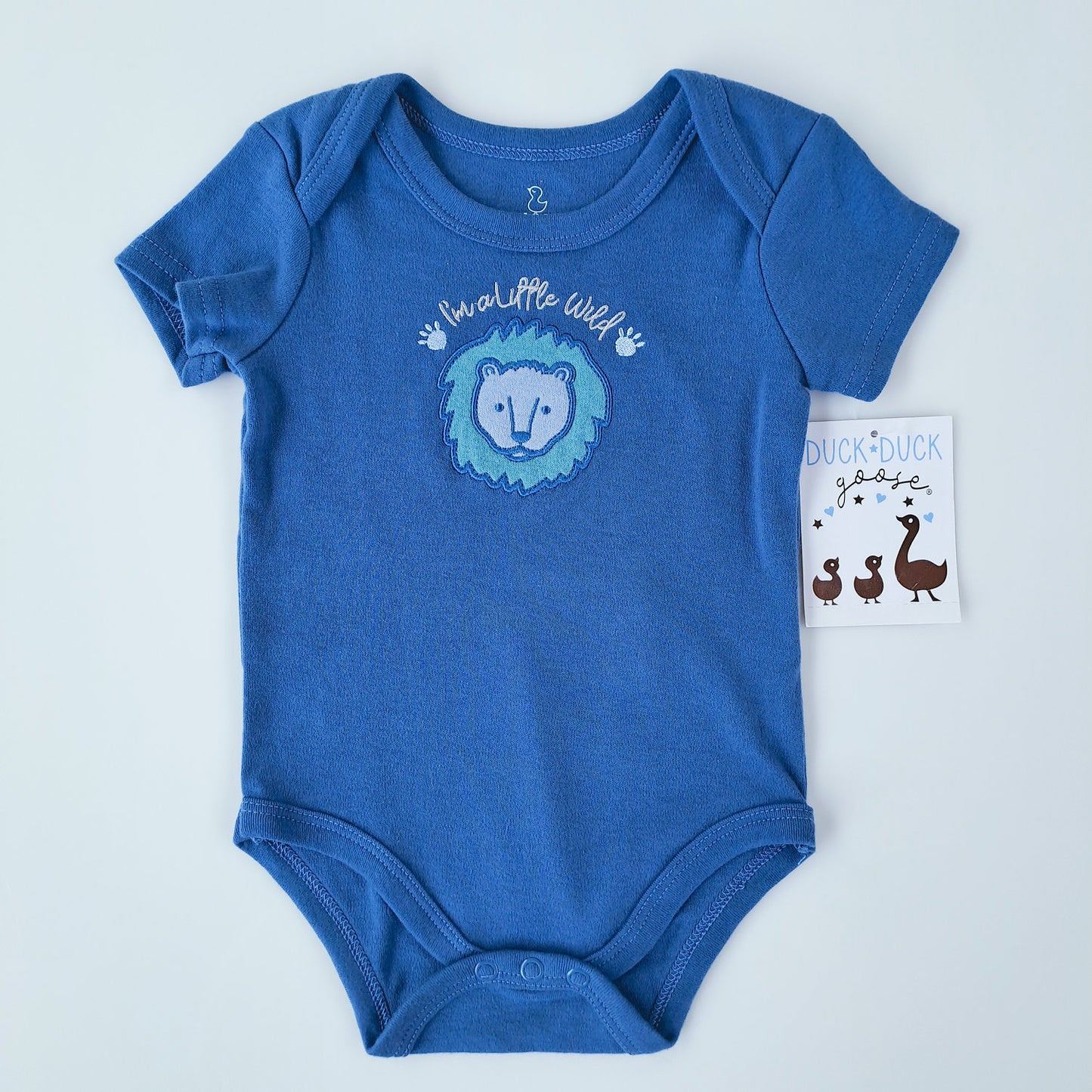 Duck Duck Goose set 3 mamelucos león - Talla 6a9 meses