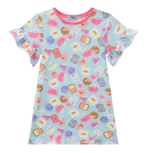 Infanti pijama manga corta dulces antifaz - Talla 6