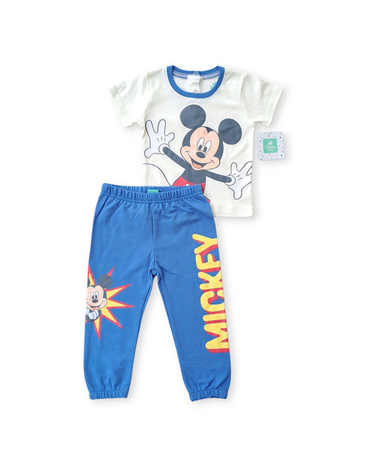 Disney Baby conjunto 2 piezas jogger y camiseta Mickey - Talla 18 meses