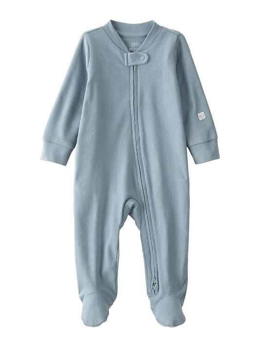 Carters Little Planet pijama zipper verde 100%  algodón orgánico unisex - Talla 6 meses