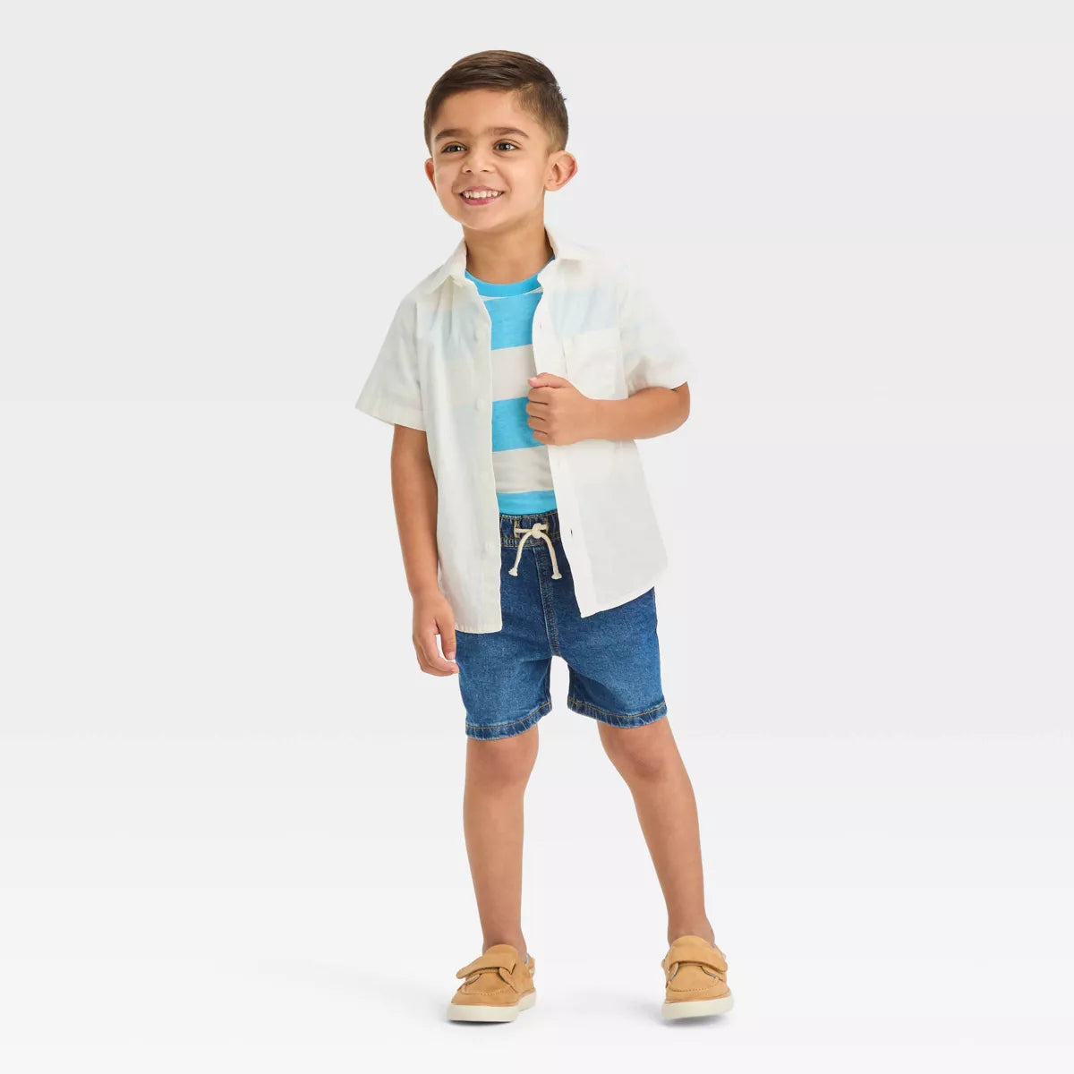 Cat & Jack short mezclilla dark wash - Talla 2T