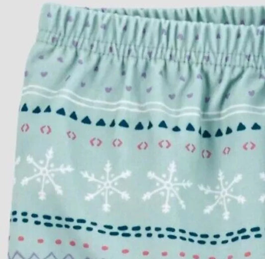 Carters pijama pantalon y camison verde - Talla 3T