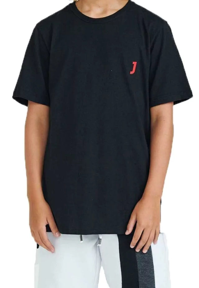 Jhonnie Fox camiseta negra logo - Talla 10