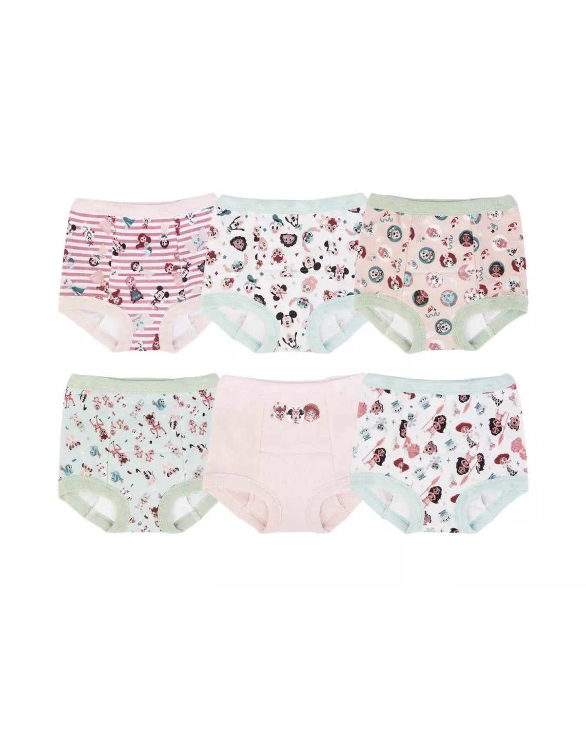 Disney 100 set de 6 calzones entrenadores - Talla 2T