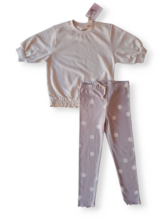 Jessica Simpson legging puntos sueter manga corta - Talla 5T