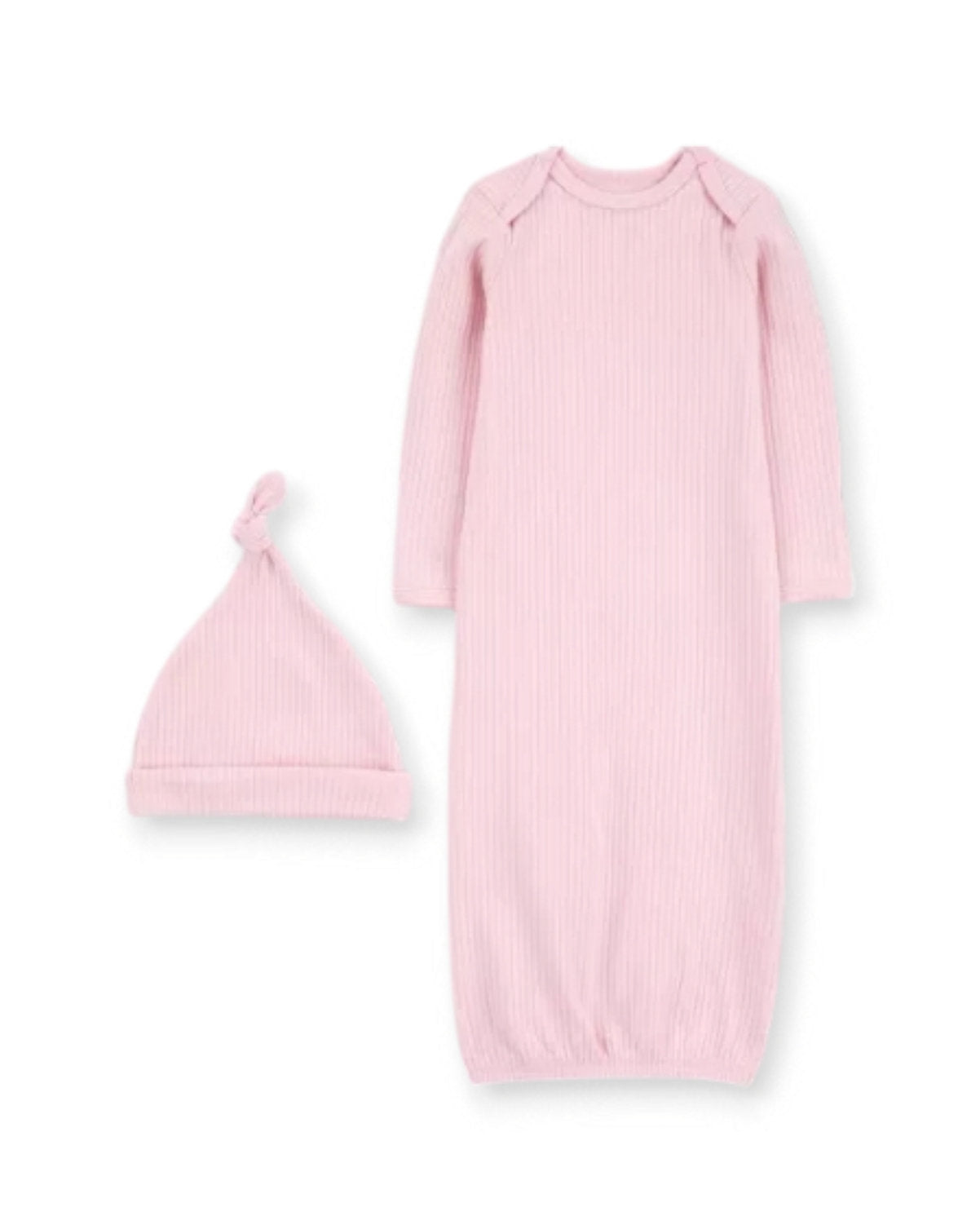 Carter's saco de dormir rosa con gorro - Talla 3 meses