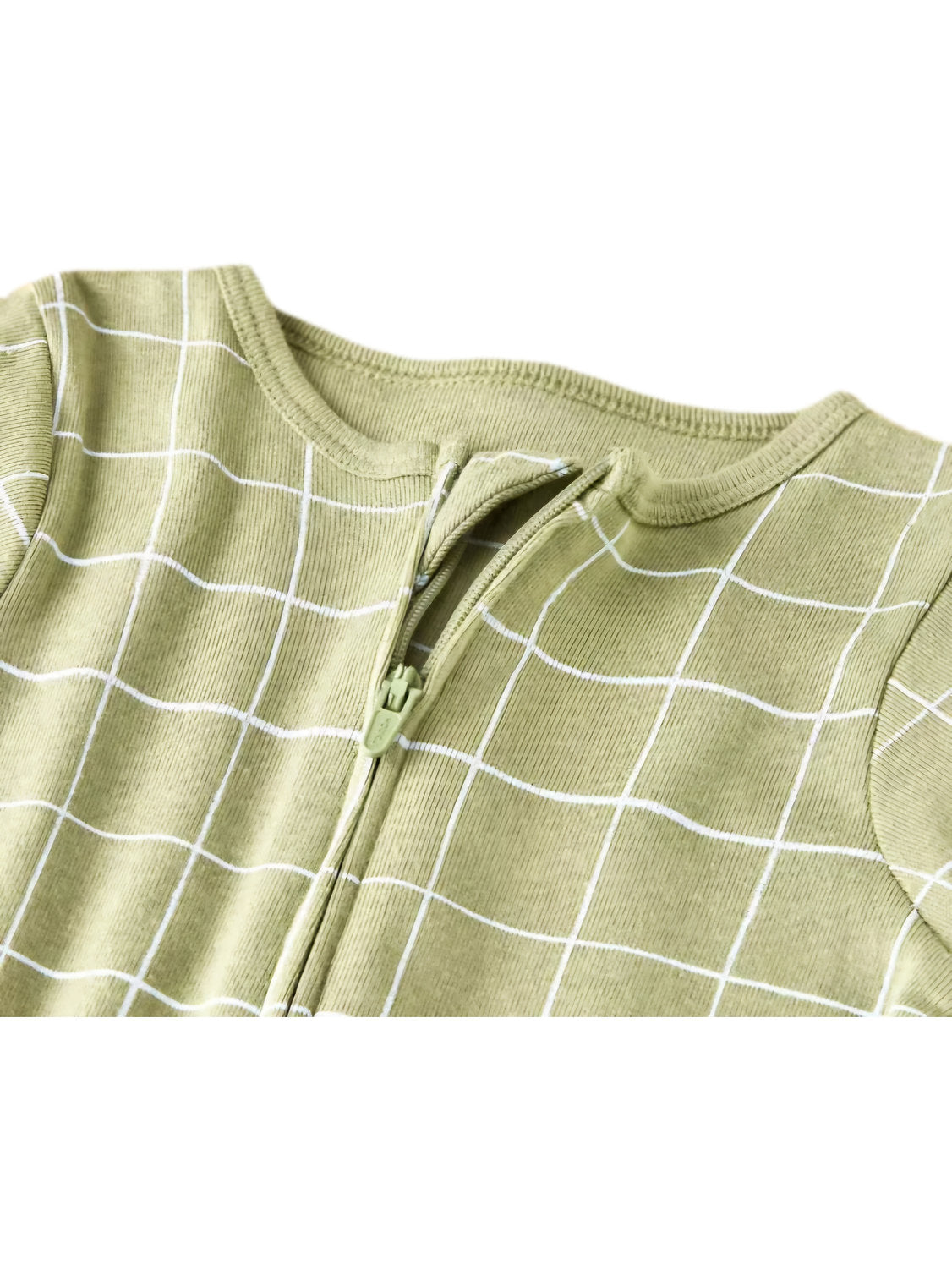 Cloud Island pijama zipper pie abierto manga corta - Talla 3a6m