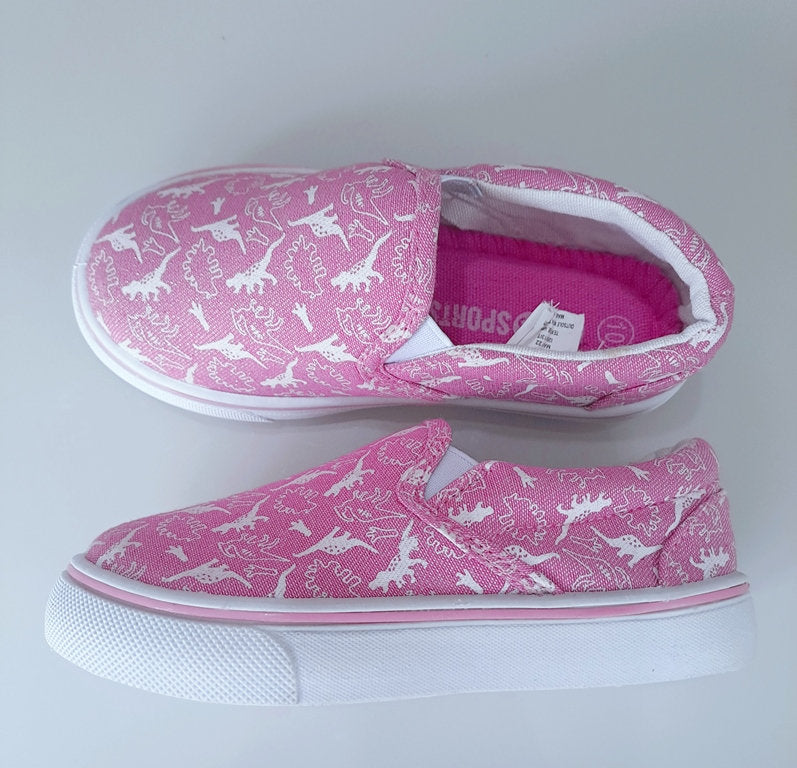 US Sports zapato casual niña dinosaurios Talla US 10 EUR 27 16.5cm
