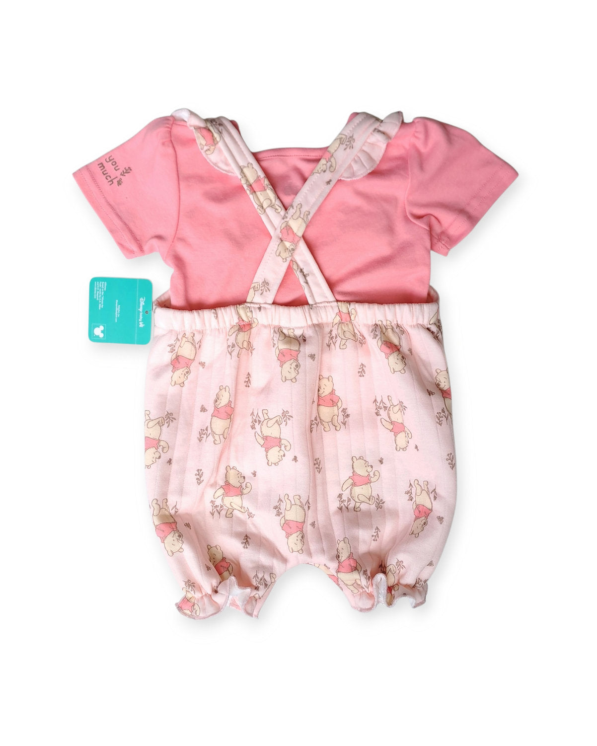 Disney Baby overall y camiseta rosa Winnie Pooh - Talla 24 meses