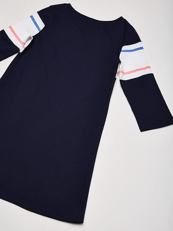 Nautica vestido azul manga larga - Talla 4T