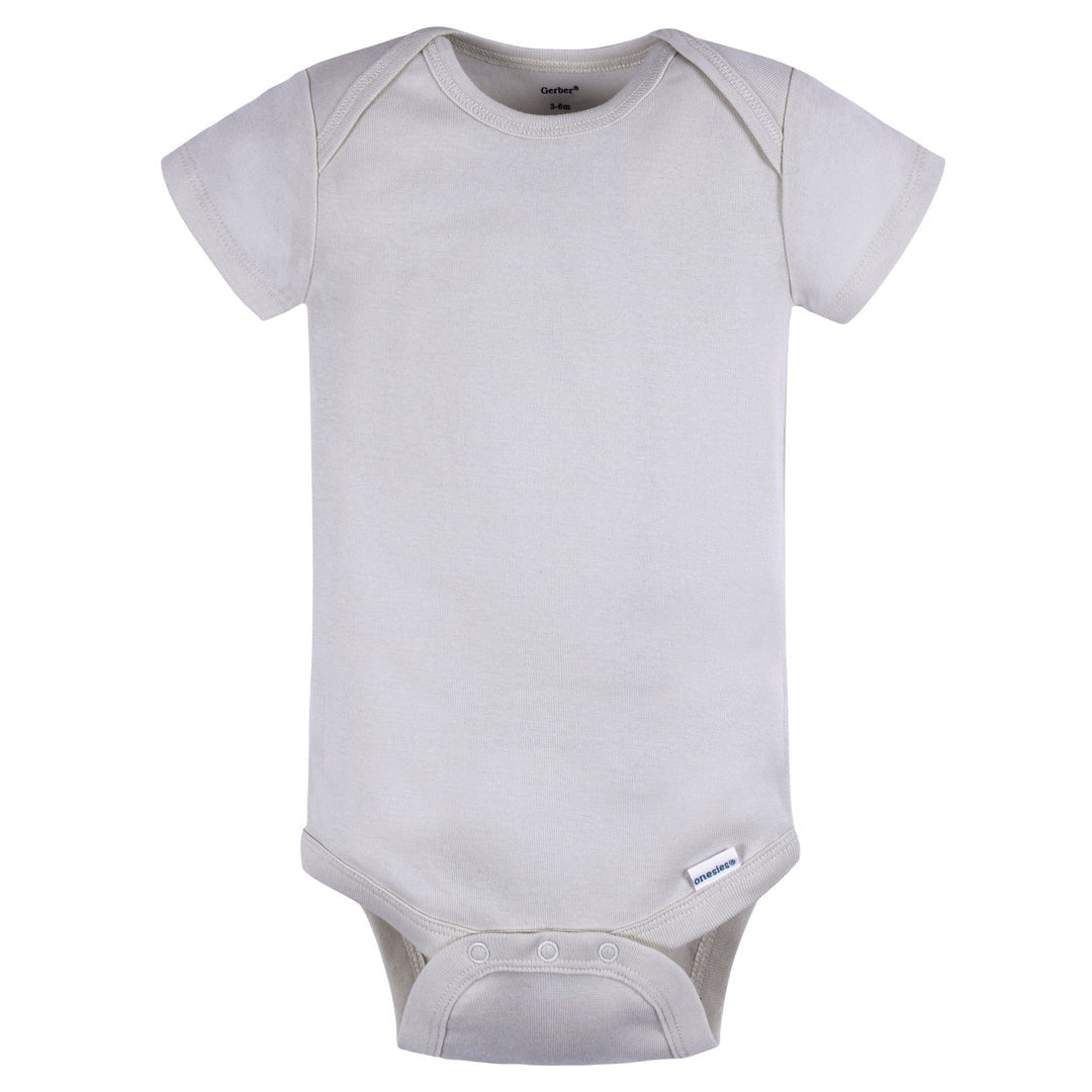 Gerber set 5 mamelucos manga corta gris - Talla 18 meses