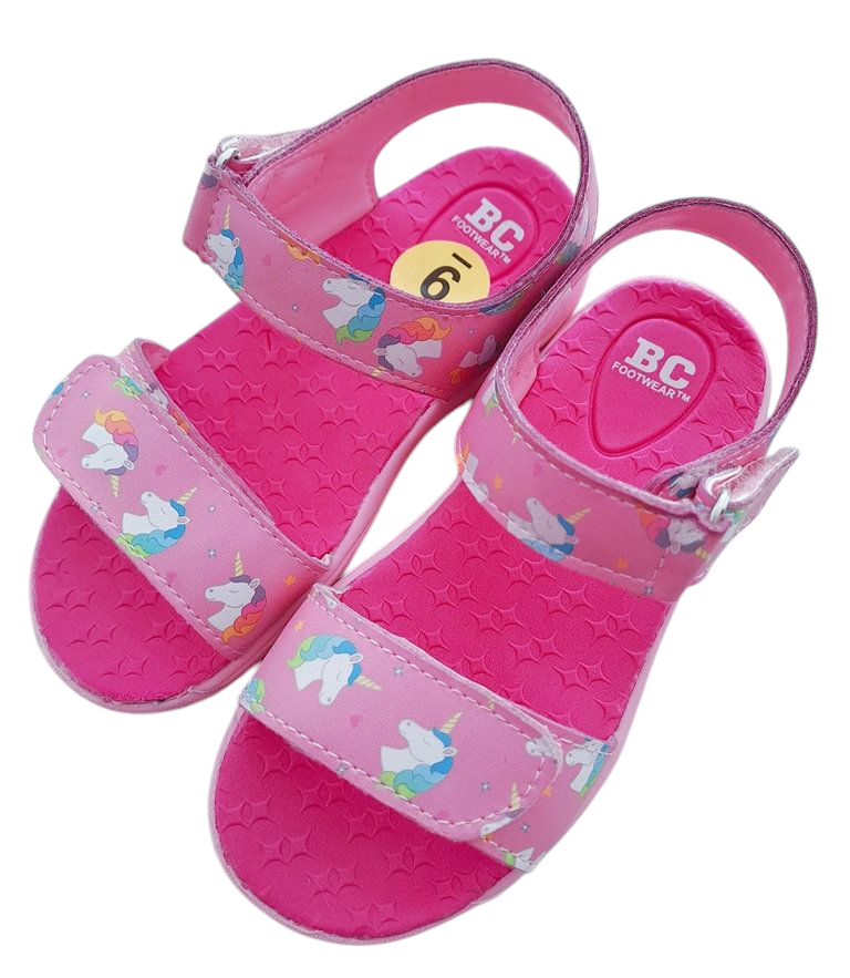 BC Footwear sandalia rosa unicornio niña Talla USA 9 EUR 26