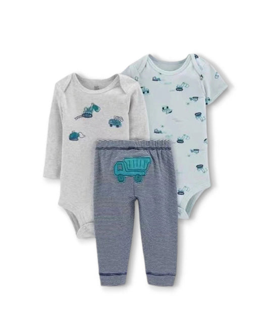 Carter's set 3 piezas excavadora - Talla 6m