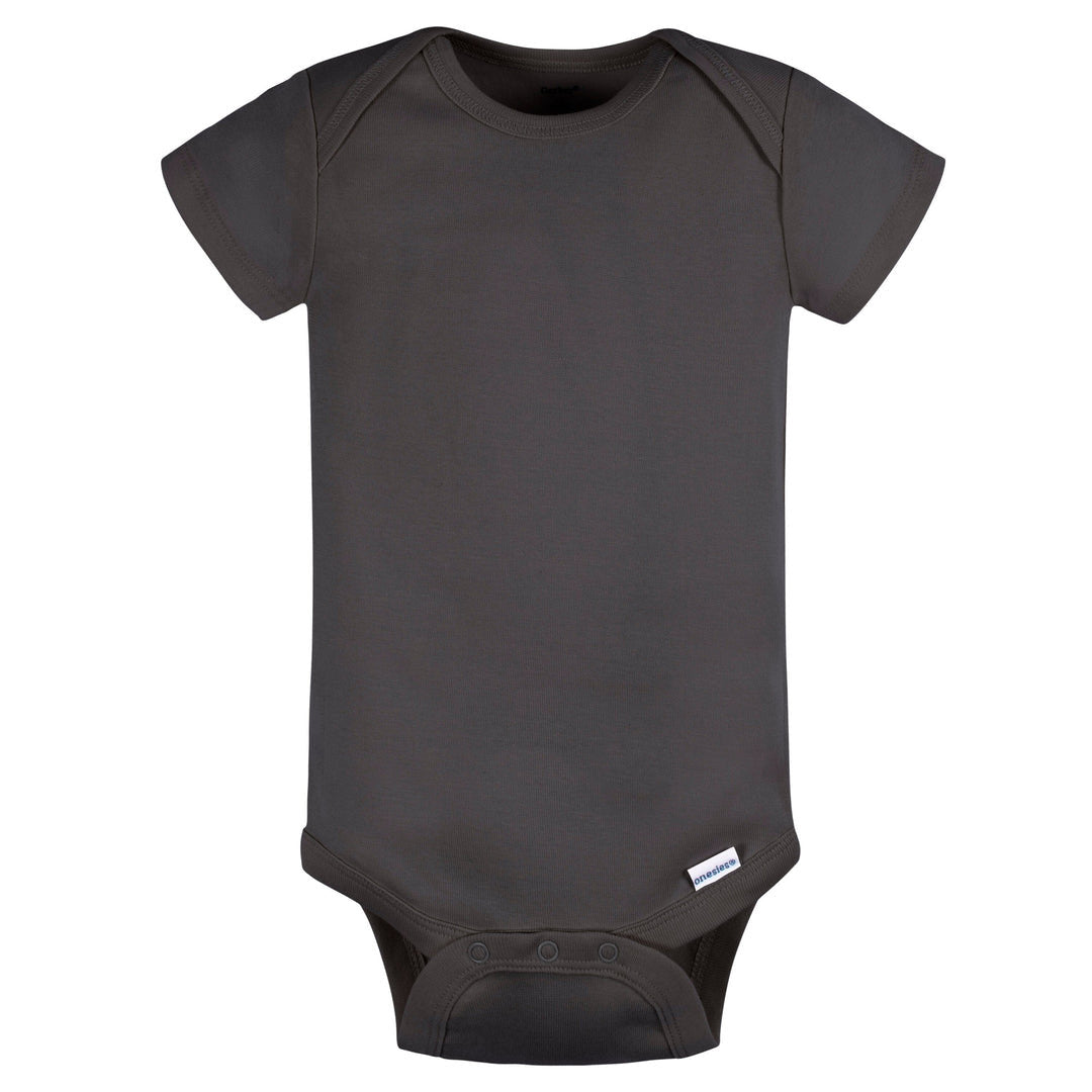 Gerber set 5 mamelucos manga corta gris - Talla 18 meses