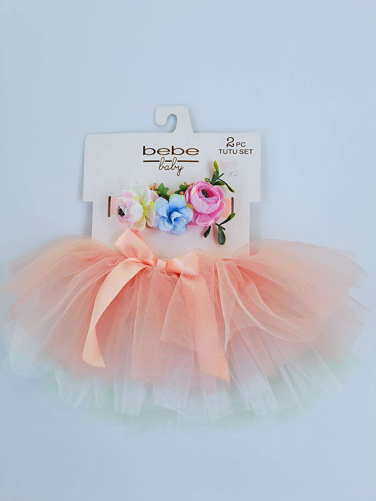 Set 2 piezas tutu sesión de foto  - Talla Recién Nacido