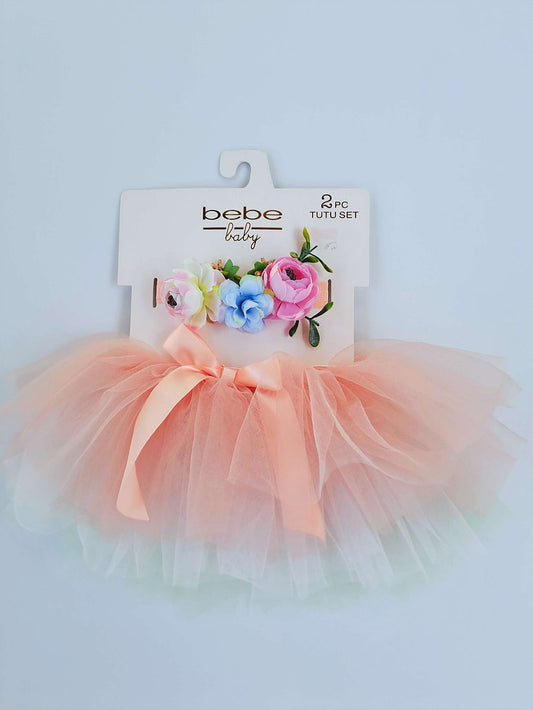 Set 2 piezas tutu sesión de foto  - Talla Recién Nacido