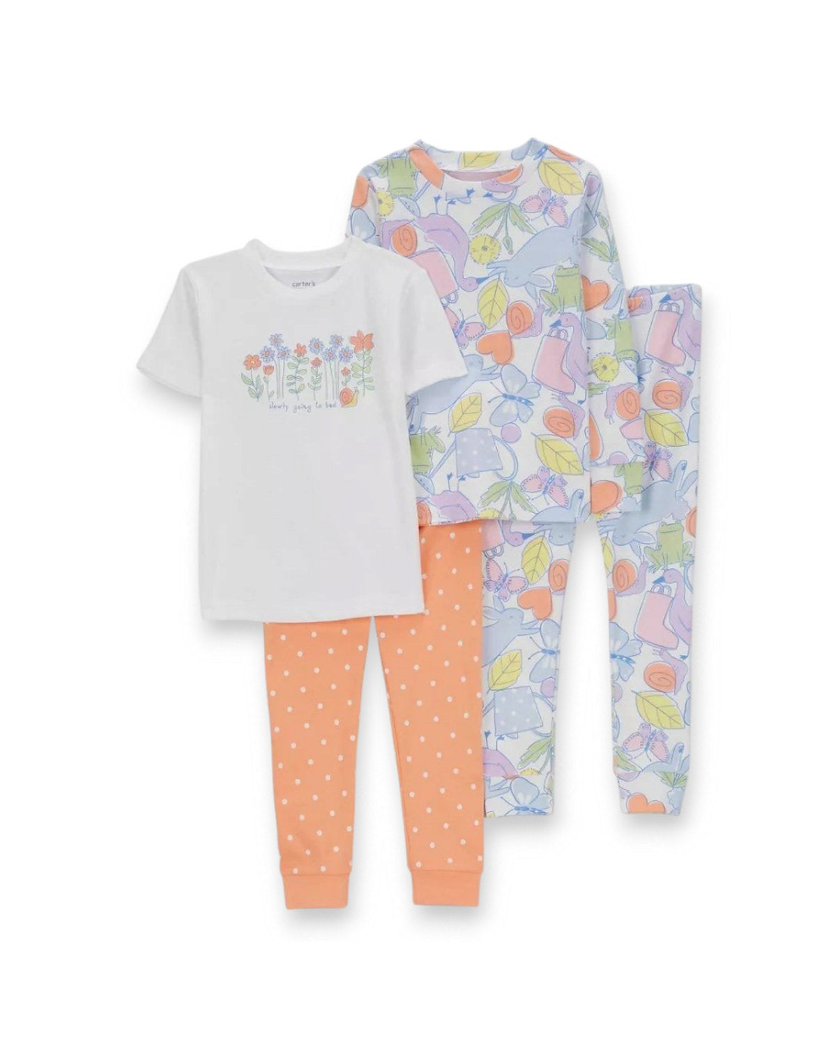 Carter's Set 2 pijamas flores - Talla 3T