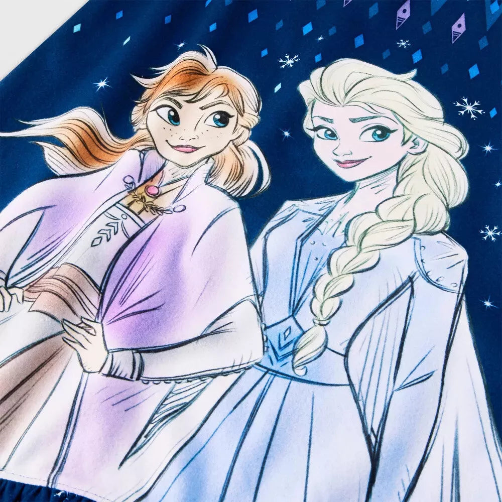 Disney pijama camison azul frozen - Talla 2T