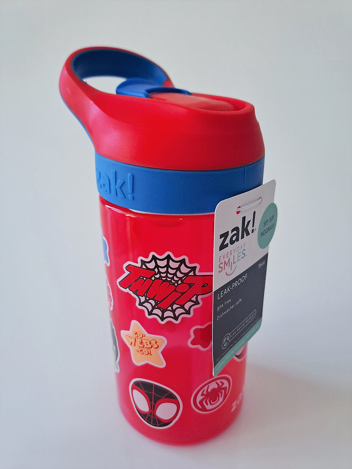 Botella agua roja Spiderman 16oz