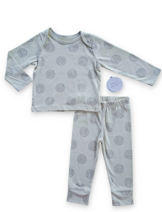 Kidbox baby orgánico Pijama 2 piezas manga larga unisex - Talla 12 meses