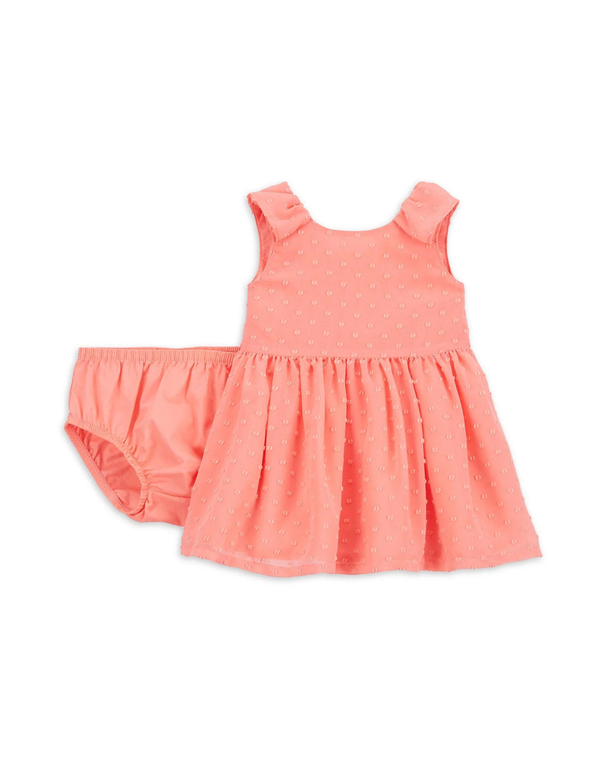 Carter's vestido salmon con calzón - Talla 24m