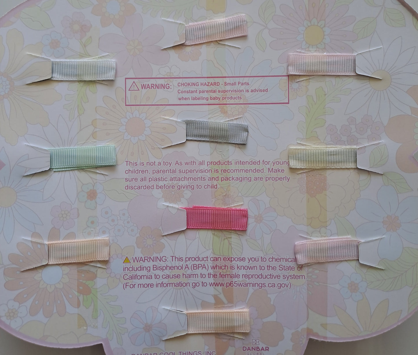 Danbar paleta de 10 pinzas pequeñas para cabello