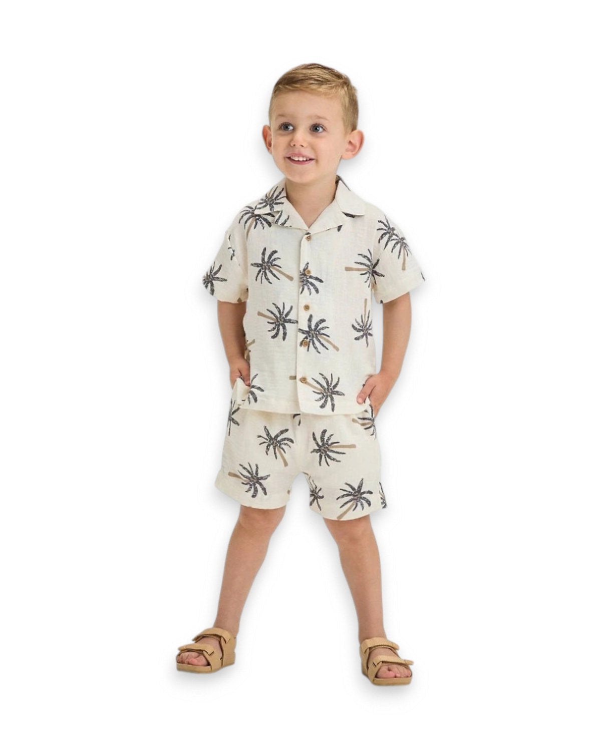 Grayson mini conjunto 2 piezas palmeras - Talla 4T