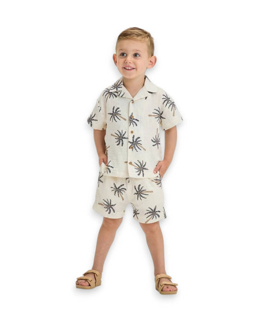 Grayson mini conjunto 2 piezas palmeras - Talla 4T
