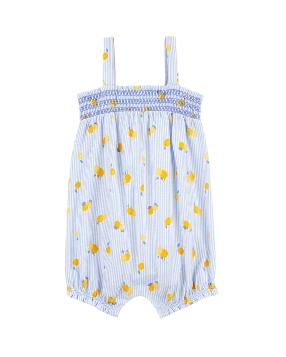Carter's romper celeste limones - Talla 12m