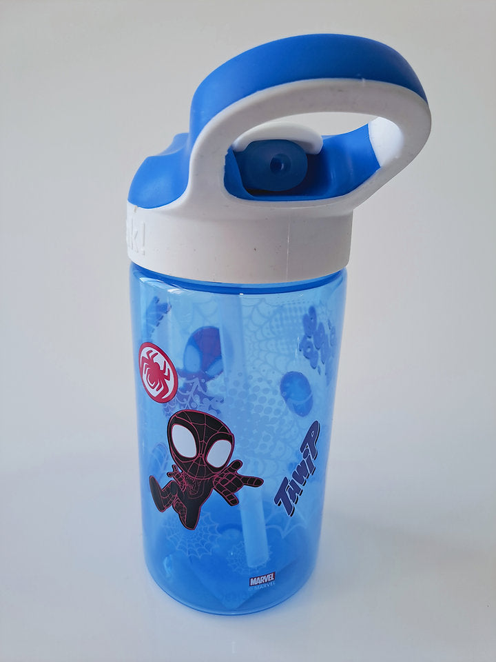 Botella agua celeste Spiderman 16oz