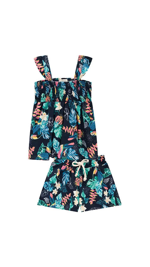 Infanti conjunto azul tucan - Talla 4T