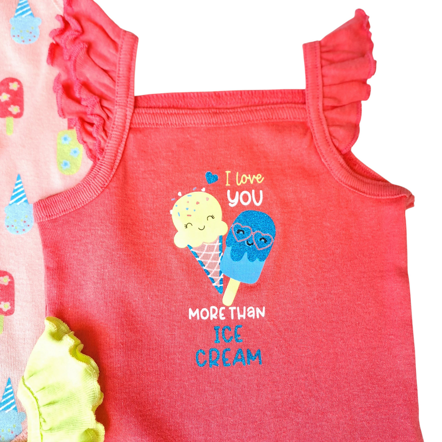 Koala Baby set 4 mamelucos sin manga multicolor - Talla 6a9 meses