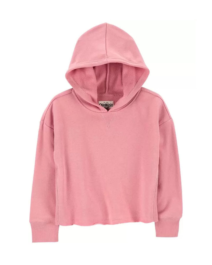 Carters sueter rosa manga larga con capucha - Talla 4T