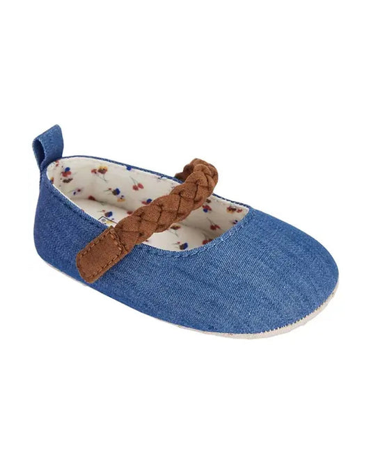 Carters zapato chambray  - Talla 3a6m 9a12m