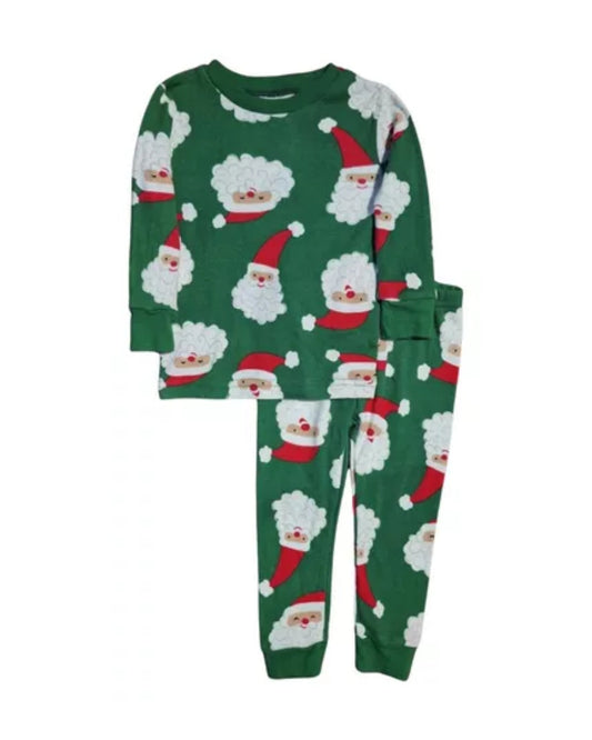 Carter's pijama 2 piezas verde santa - Talla 12 meses