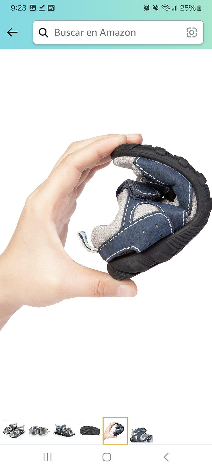 Scott David sandalias azules gris niño - Talla USA11 17cm